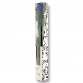 Niebieska Wieczna Róża na Łodydze 50 cm