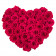 Różowe Wieczne Róże w Dużym Boxie Heart