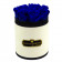 Niebieskie Wieczne Róże w Coco Małym Flokowanym Boxie 
