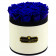 Niebieskie Wieczne Róże w Coco Flokowanym Boxie