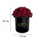 Czerwone Wieczne Róże Bouquet w Czarnym Boxie
