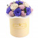 Lavender Charm Wieczne Piwonie Bouquet w Brzoskwiniowym Boxie