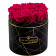 Różowe Wieczne Róże w Czarnym Industrialnym Boxie
