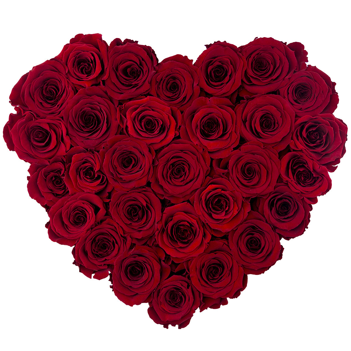 Rose eterne rosse in cofanetto grande cuore - LOVE EDITION