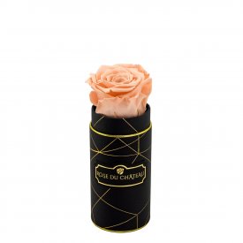 Rosa eterna crema in flowerbox industriale nero mini