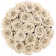Rose eterne bianche in flowerbox bianco grande