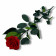 Rote Infinity Rose - 50 cm