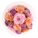Catalan Peach Infinity Bouquet in pfirsichfarbener Rosenbox 