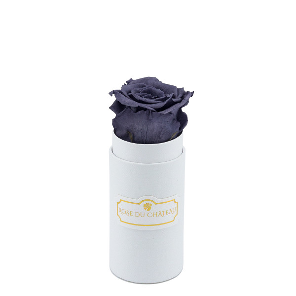 Eternity Grey Rose & Mini White Flowerbox