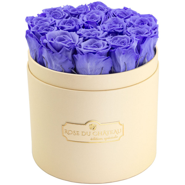 Eternity Lavender Roses & Peach Flowerbox