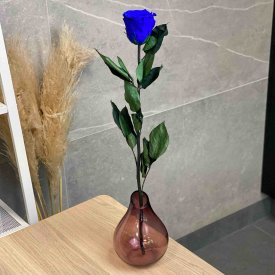 Eternal Blue Rose - Long Stem 50 cm