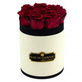 Eternity Red Roses & Small Coco Flocked Flowerbox