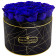 Eternity Blue Roses & Large Black Industrial Flowerbox