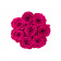 Eternity Pink Roses & Small Black Flocked Flowerbox