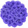 Eternity Lavender Roses & Large Black Flowerbox