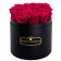 Eternity Pink Roses & Round Black Flowerbox