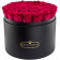 Eternity Pink Roses & Mega Black Flowerbox