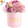 Pink Pastel Eternity Bouquet & Pink Flowerbox