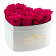 Eternity Pink Roses & Heart-Shaped White Box