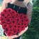 Červené věčné růže ve velkém boxu heart - LOVE EDITION 