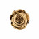 Gold Ewige Rose in schwarzer Mini Rosenbox