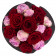 Pinky Red Eternity Bouquet & Black Flowerbox